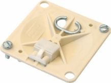 ABB Haf centraaldoos deksel vierkant met kroonsteen 1SPA007161F0175